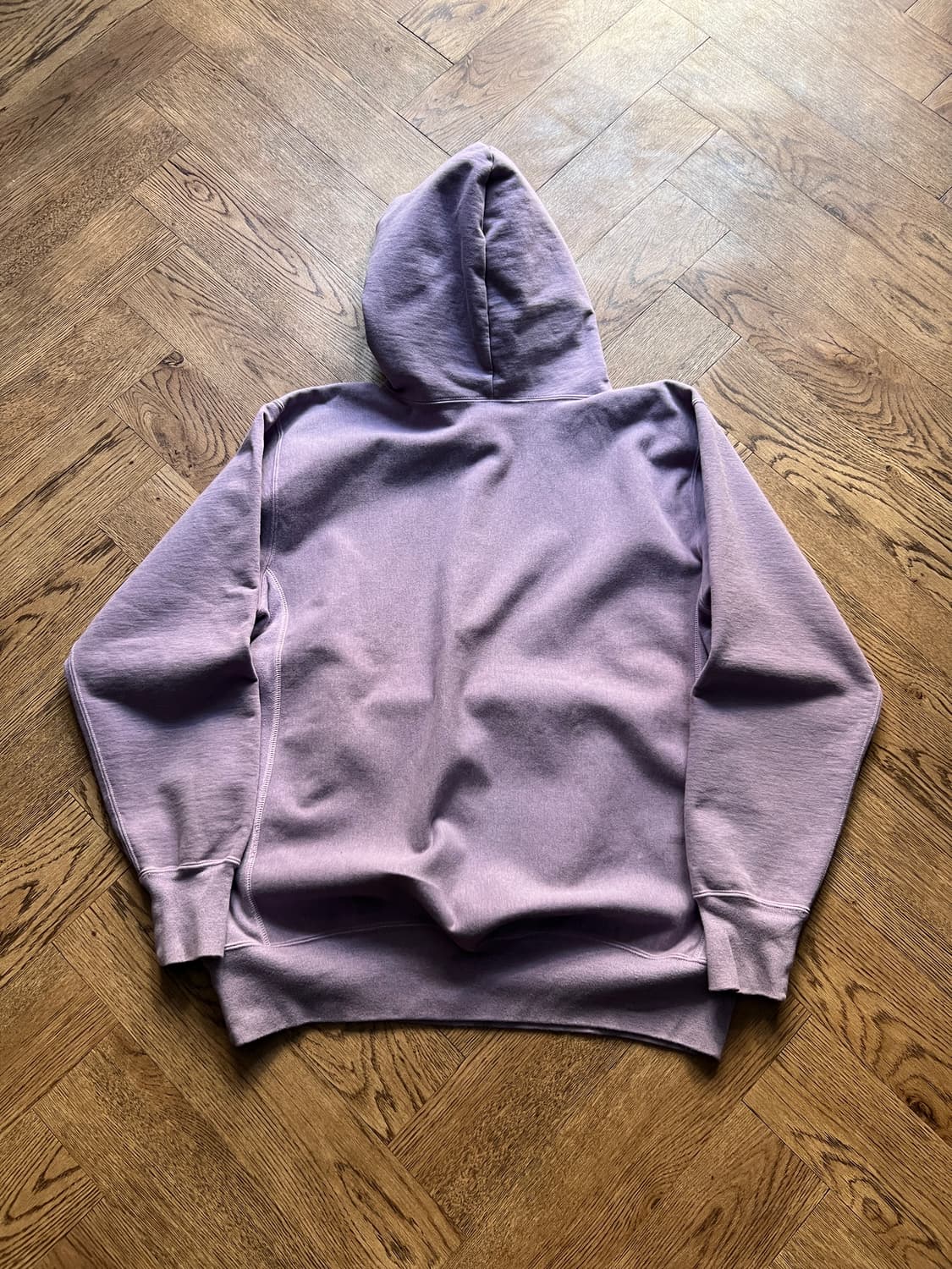 [M]AURALEE 오라리 라이트퍼플 슈퍼 밀드 스웻 후드 파카 상품이미지7