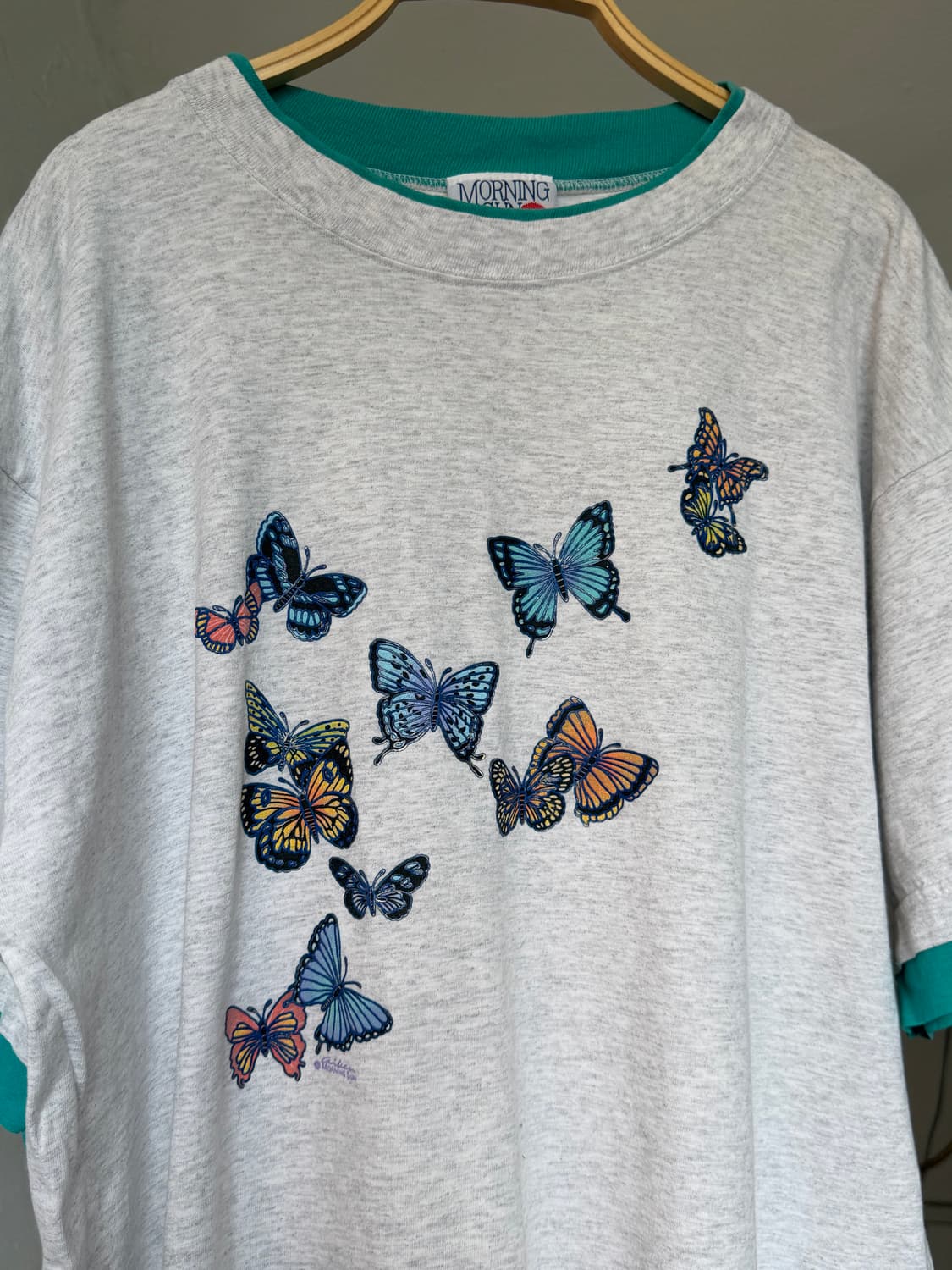 MADE IN USA 90's 빈티지 나비 티셔츠 상품이미지2