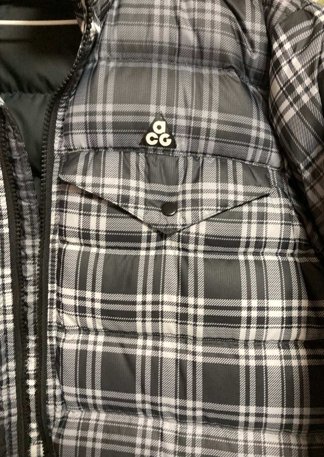 나이키 acg 체크 경량 패딩/구스/빈티지 00s 상품이미지4