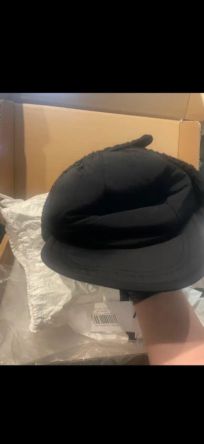 마틴로즈 시어링 디테일 나일론 윈터캡 상품이미지6