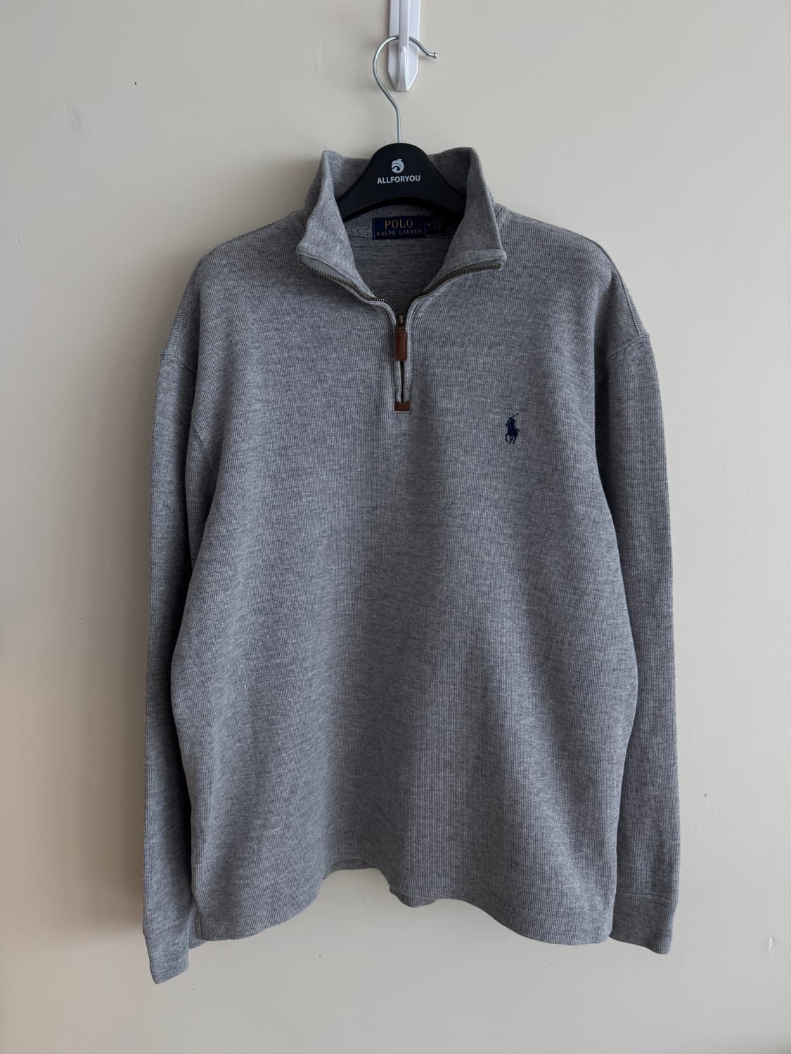 폴로 랄프로렌 하프집업 그레이 니트 M 상품이미지1