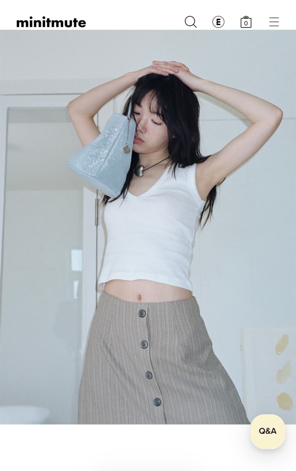 미닛뮤트 토보백 샤인 블루 상품이미지5