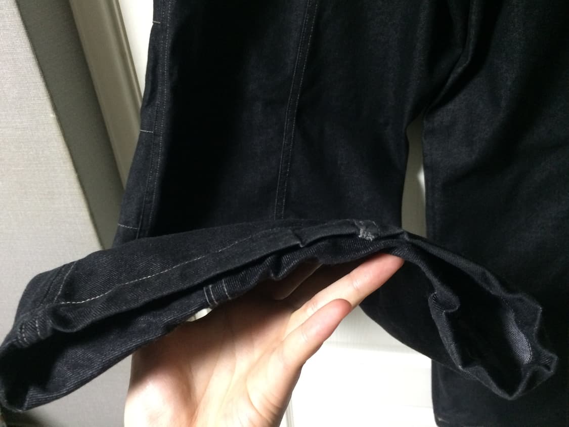 아캄 - 98 Printed Knee Pin-tuck Denim Pant 상품이미지6