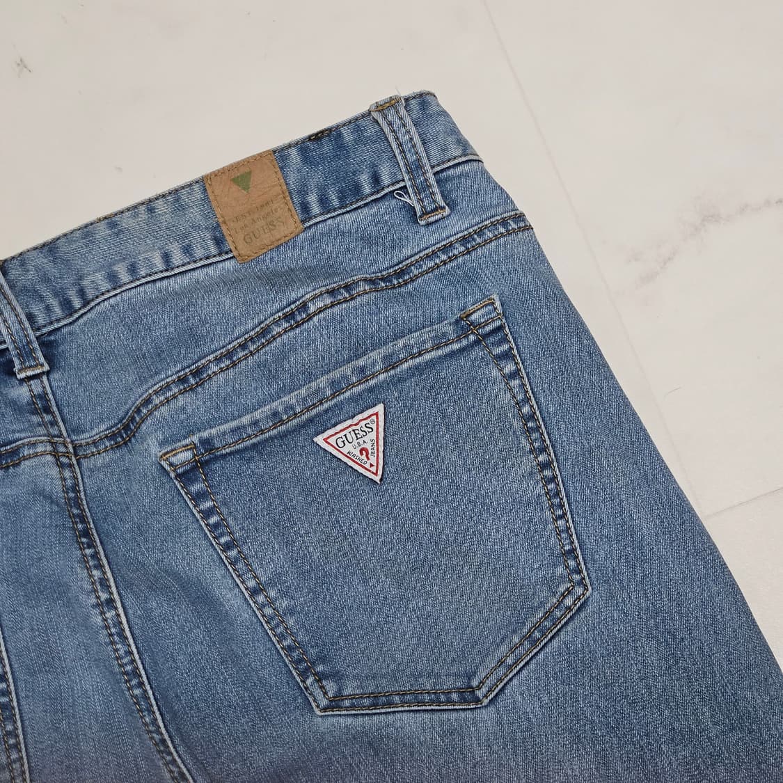 36 게스 워싱 스판 청바지 데님팬츠 상품이미지3