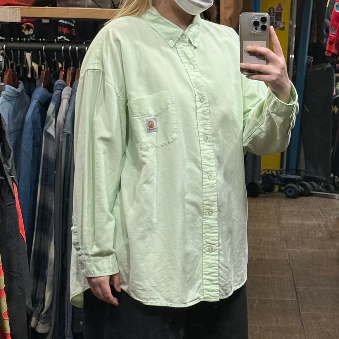 [HI] 칼하트 긴팔셔츠 그린  상품이미지3