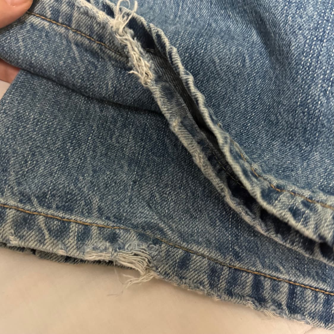 스컬프터 더블웨이스트 데님 팬츠 상품이미지5