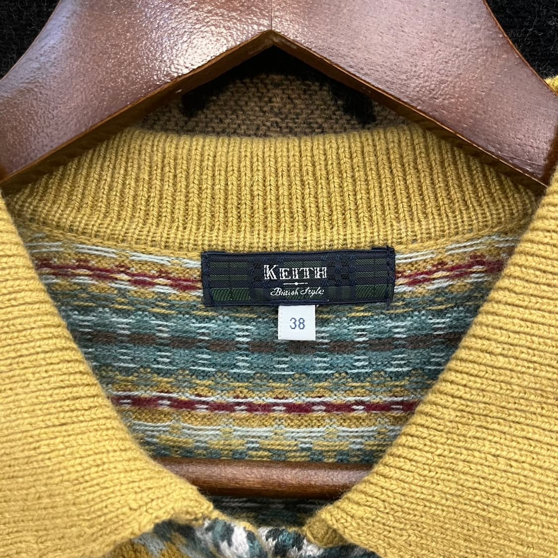 빈티지 보헤미안 노르딕 코지 단추 니트 가디건 K0110 상품이미지5