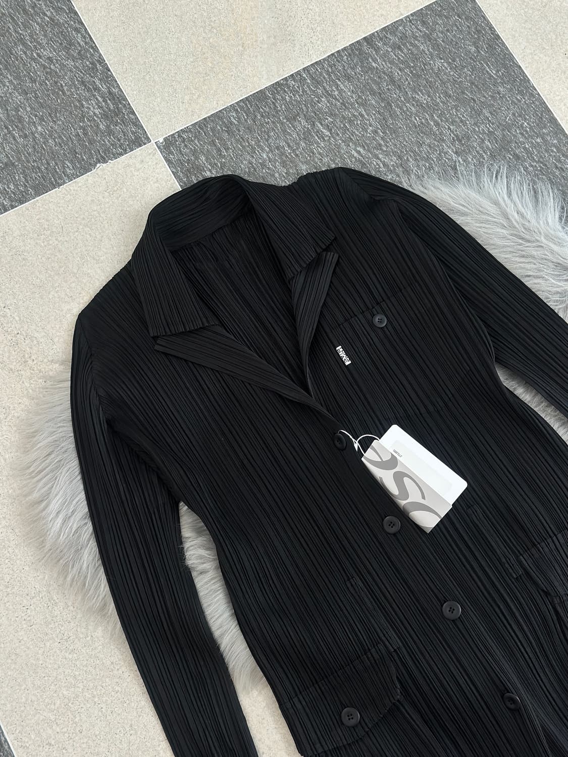 플리츠플리즈 포켓 플리츠 자켓 상품이미지1