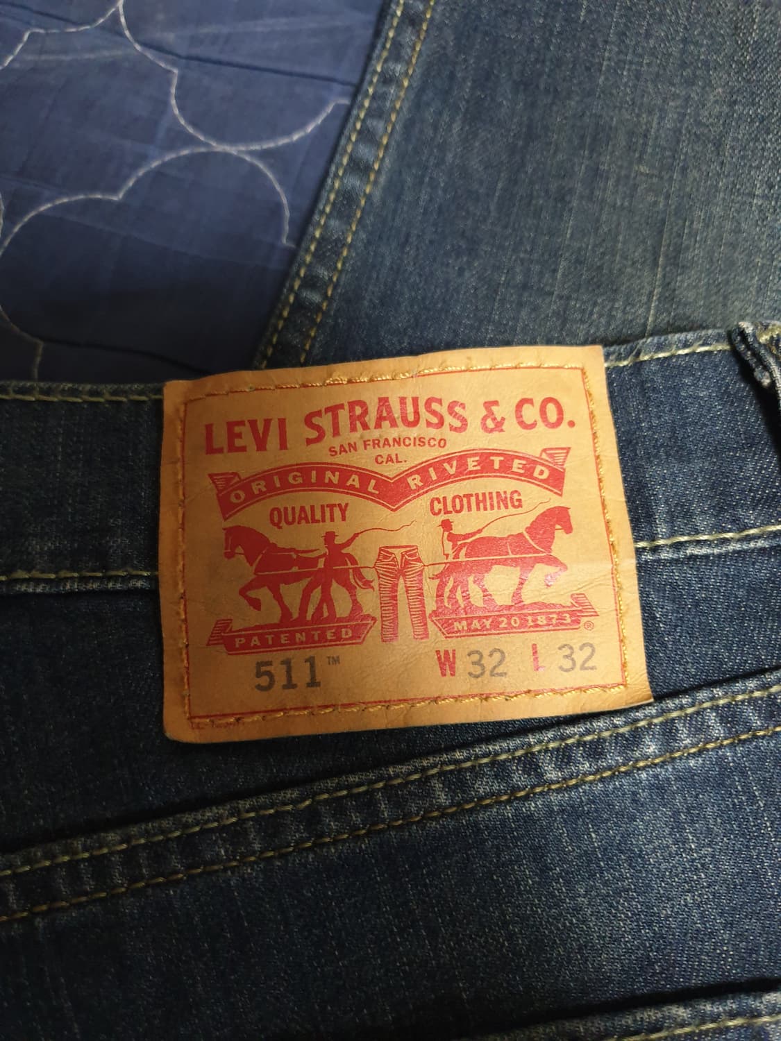 리바이스 511 워싱 데님팬츠 (32) 상품이미지3