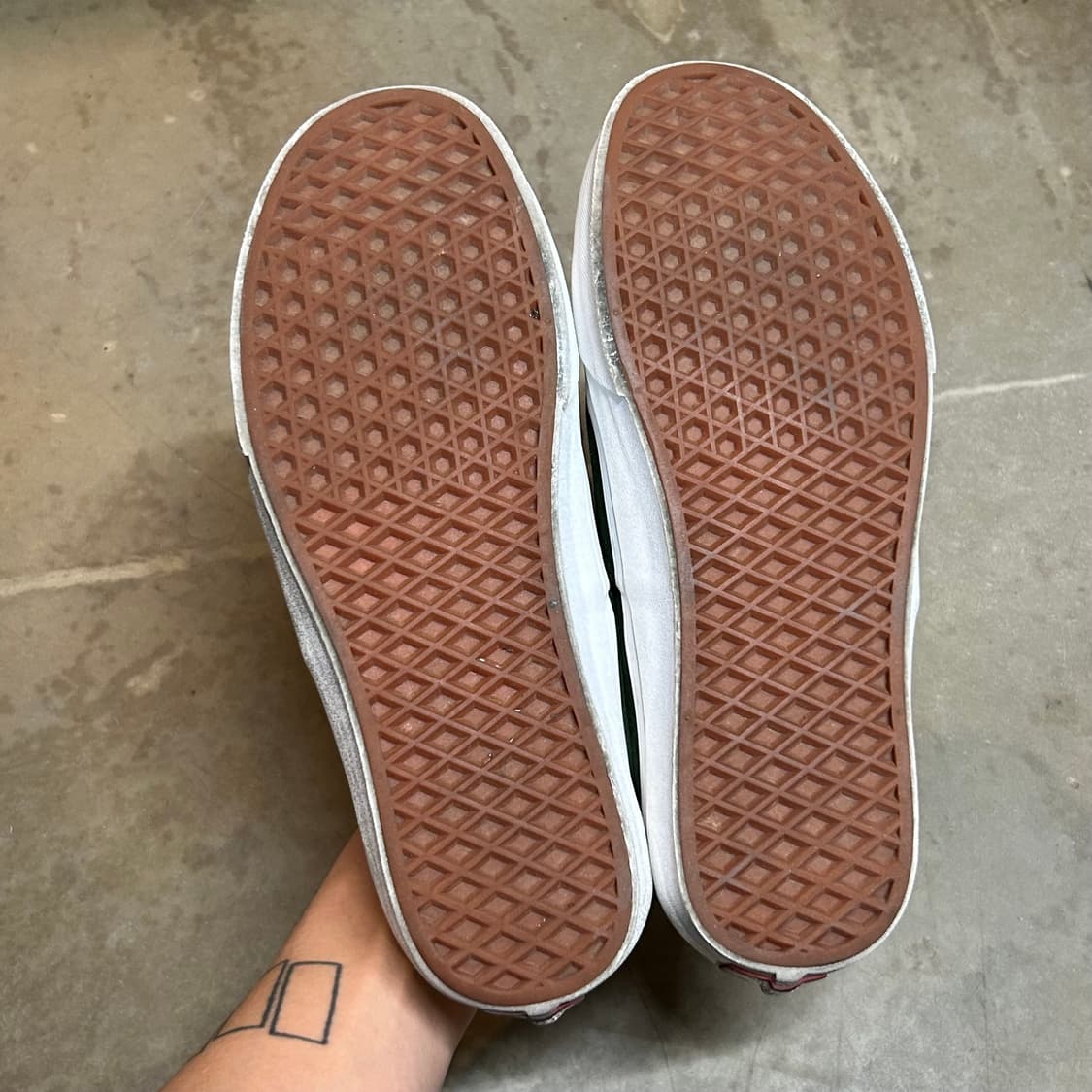 275) 반스 어센틱 그린 스웨이드 스니커즈 신발 상품이미지8