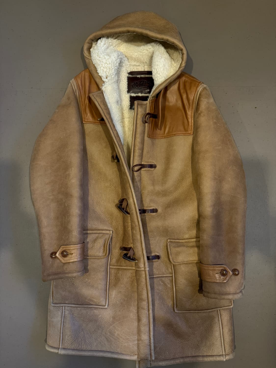 NOAH x SCHOTT shearing duffle coat  상품이미지1