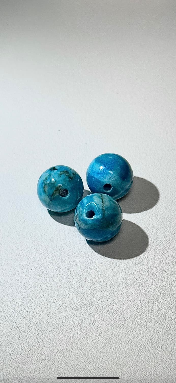 천연석 아프리카 터키석 원석팔찌 (8미리) 상품이미지1