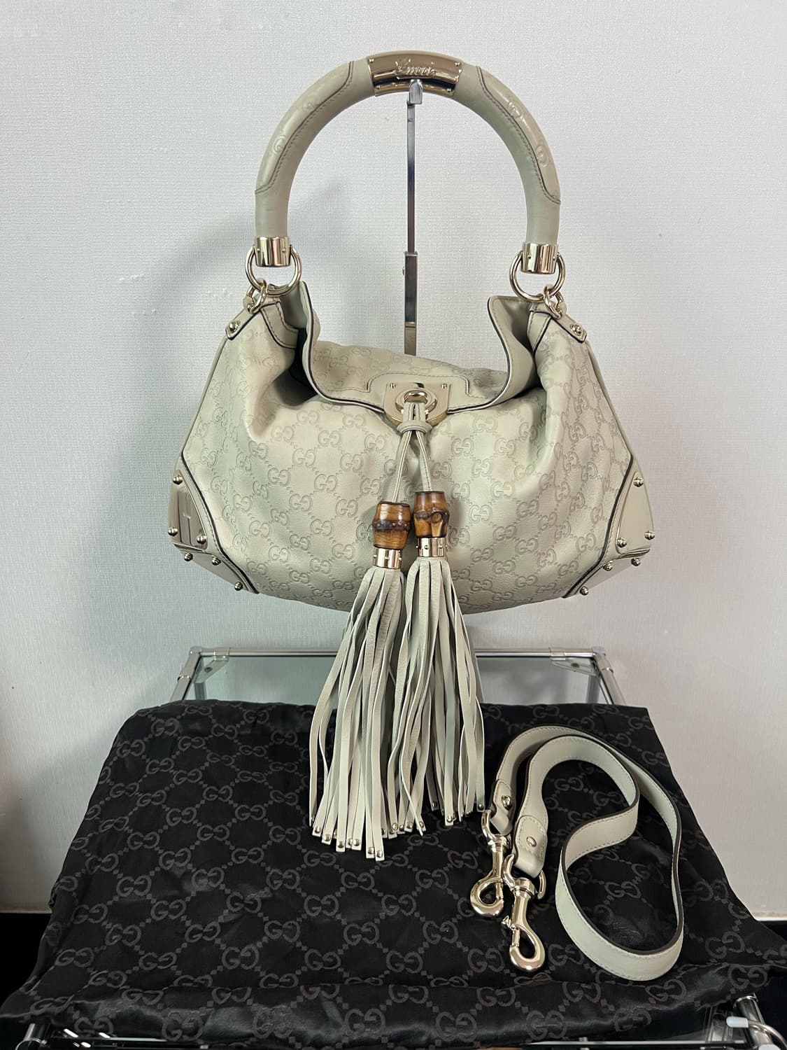 구찌 뱀부 인디 숄더백 상품이미지4