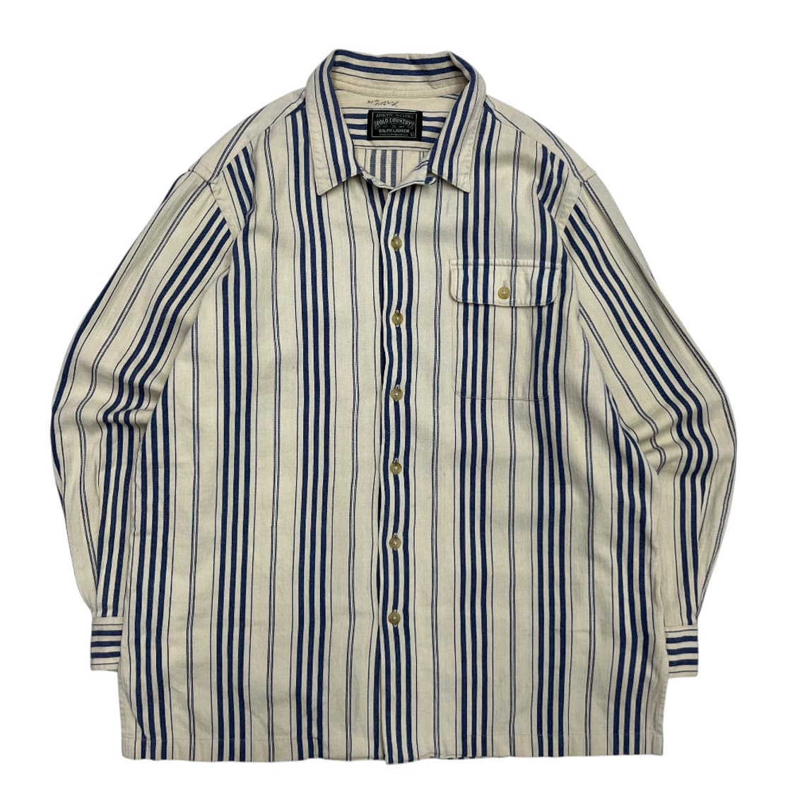 폴로 랄프로렌 컨츄리 베이비블루 단가라 셔츠 L 상품이미지2