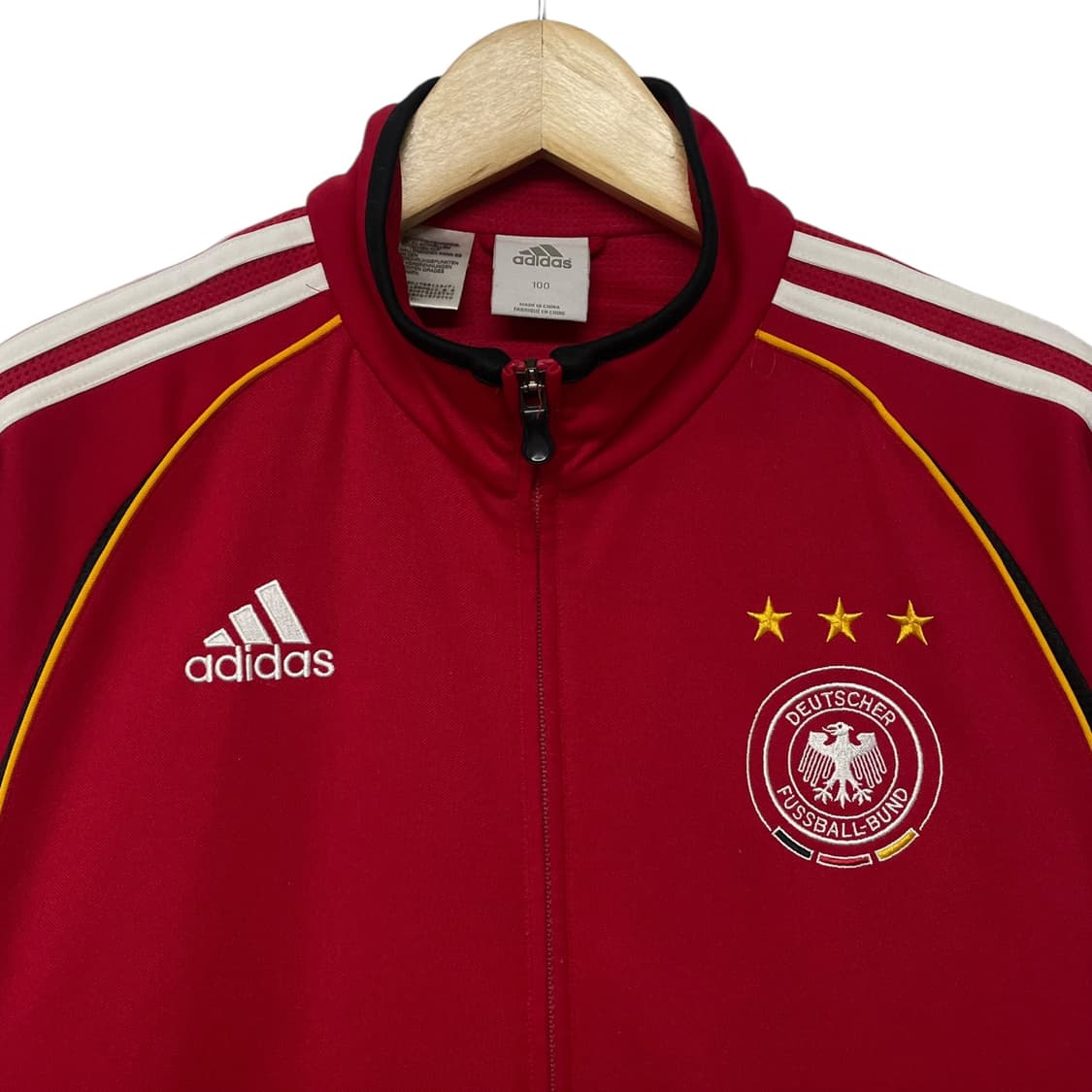 아디다스 독일 트랙탑 져지 레드  상품이미지3