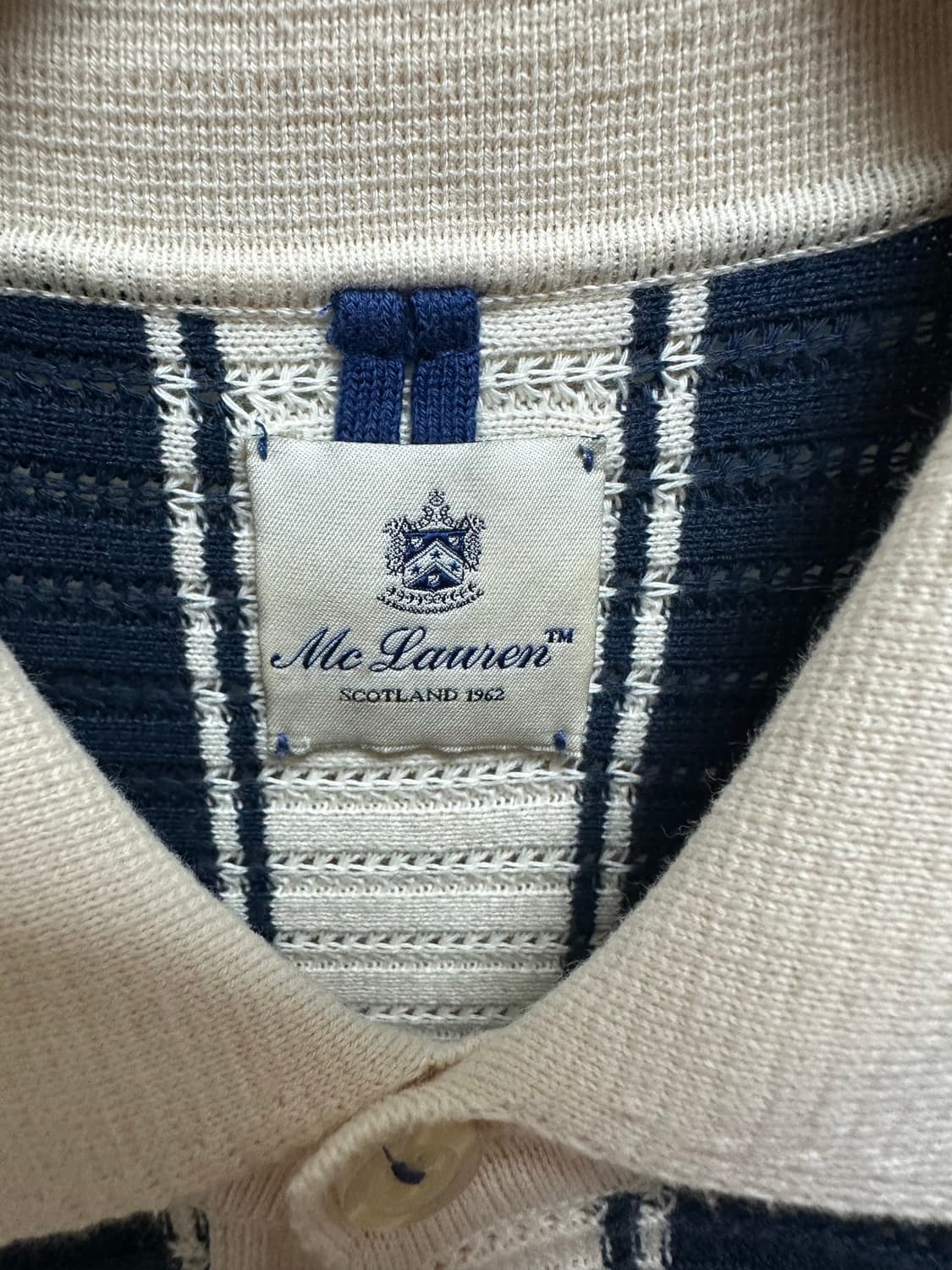 Mc lauren 맥로렌 스트라이프 니트 카라티 상품이미지4