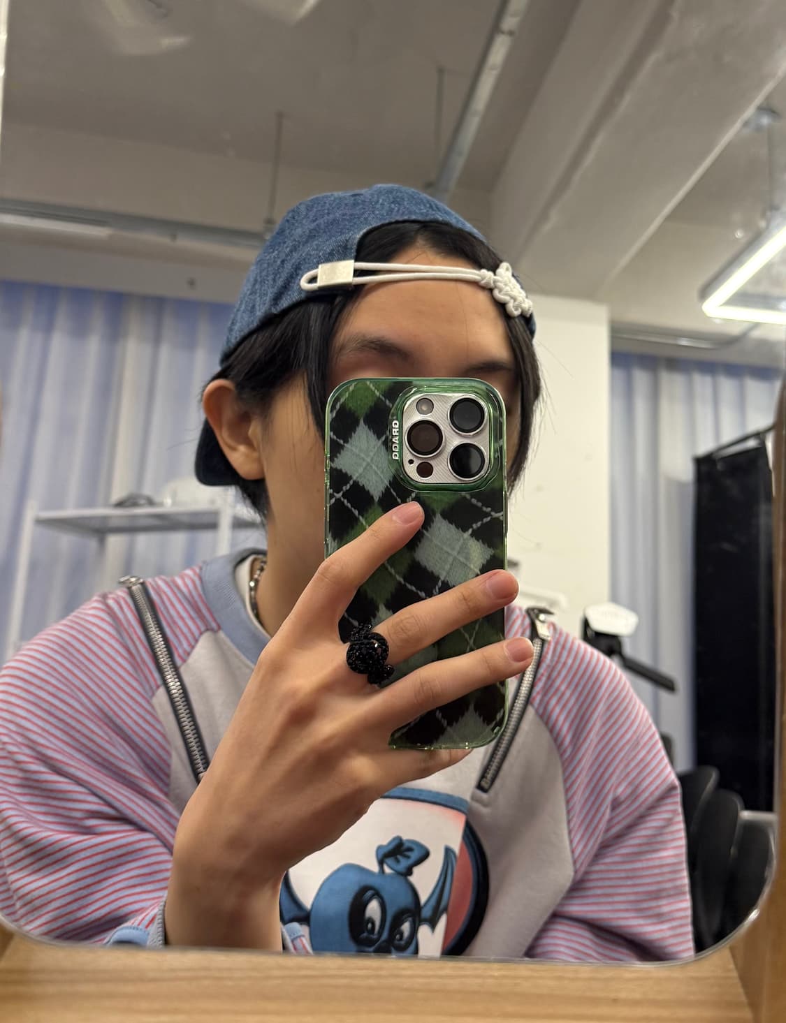 빈티지 구름문양 자수 캡 상품이미지8