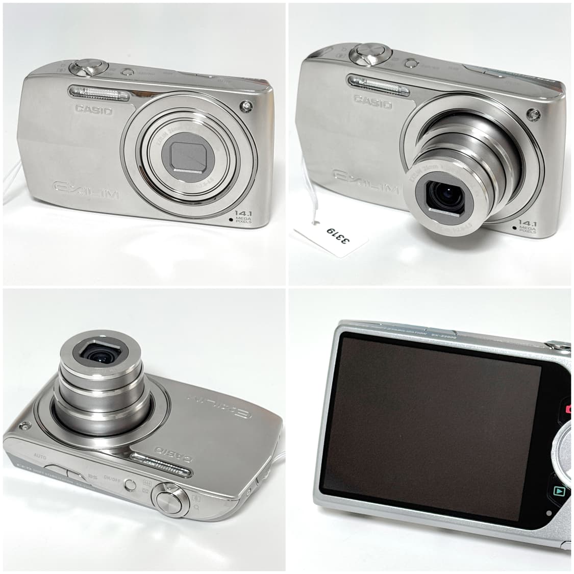 카시오 엑슬림 Z2000 실버 빈티지디카 상품이미지2