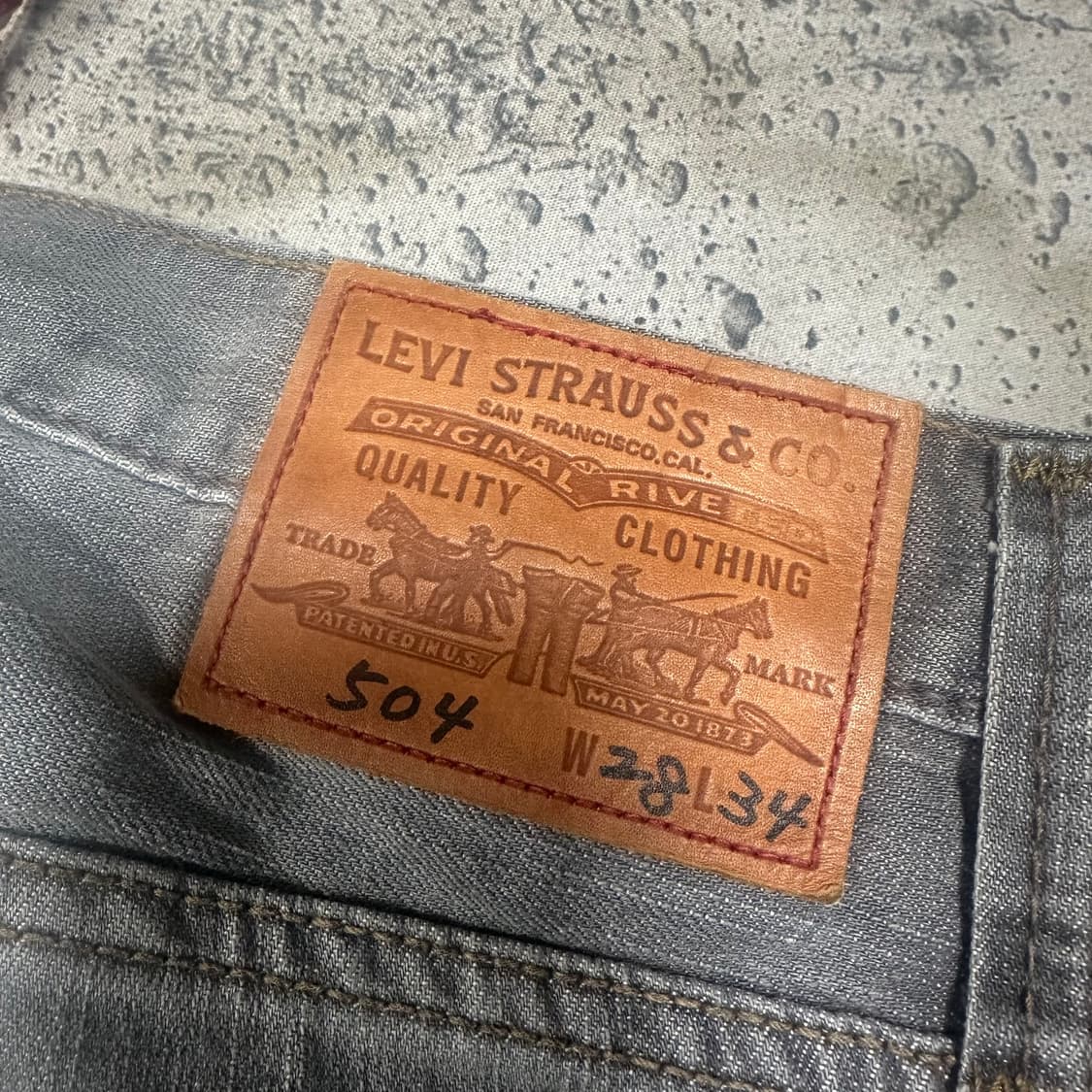 ✨ (바배) 리바이스 504 데님 팬츠 상품이미지3