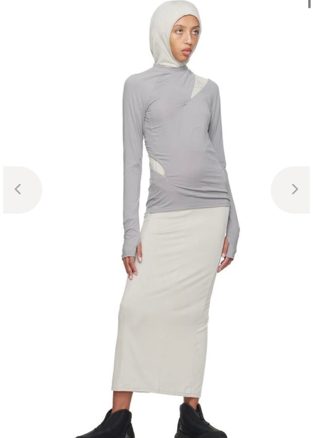 POST ARCHIVE FACTION HOODED DRESS 상품이미지3