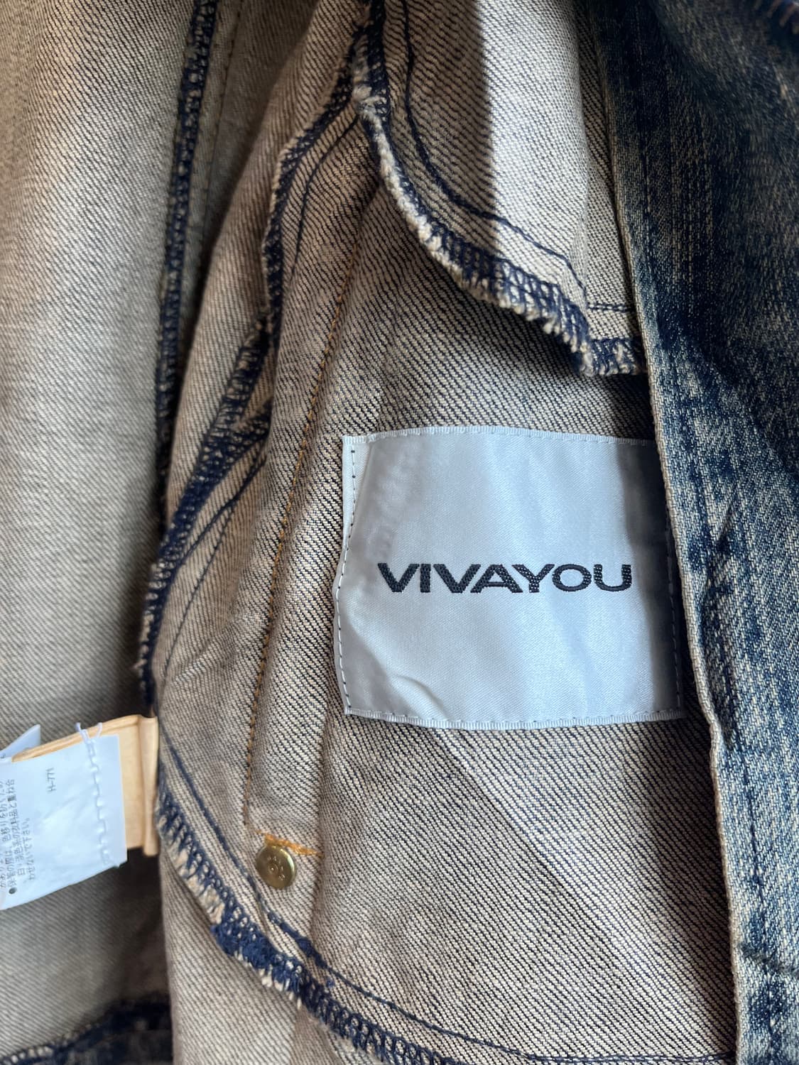 VIVAYOU JPN 데님 바이커 자켓 우먼즈  상품이미지7