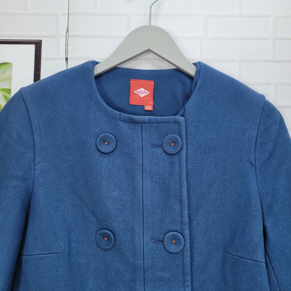 OILILY 오일릴리 자켓 코트 모 60% 36사이즈 상품이미지2