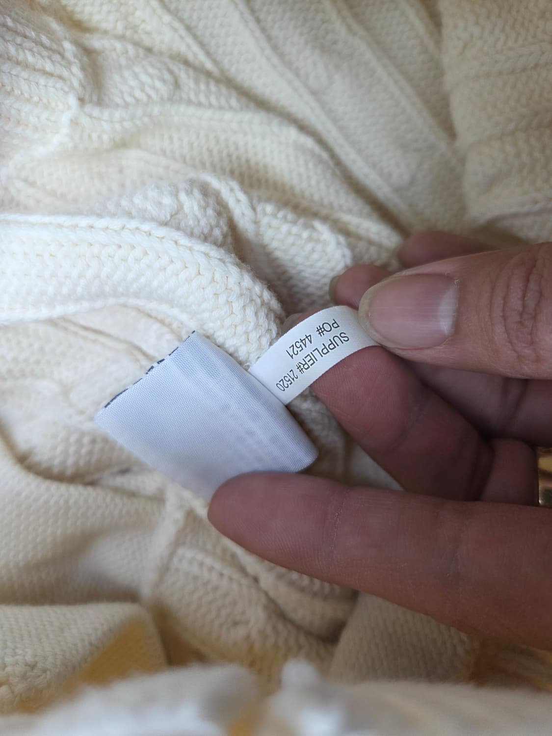 폴로 여성 가디건 xs 상품이미지4