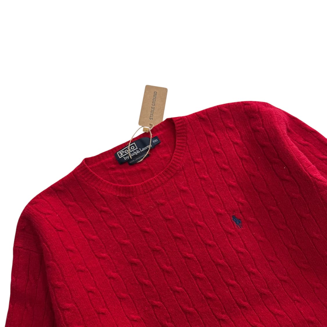 [100] 폴로 랄프로렌 크루넥 울 스웨터 상품이미지1
