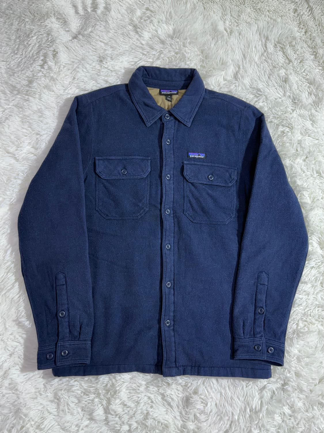 파타고니아 네이비 누빔 셔츠자켓  상품이미지3