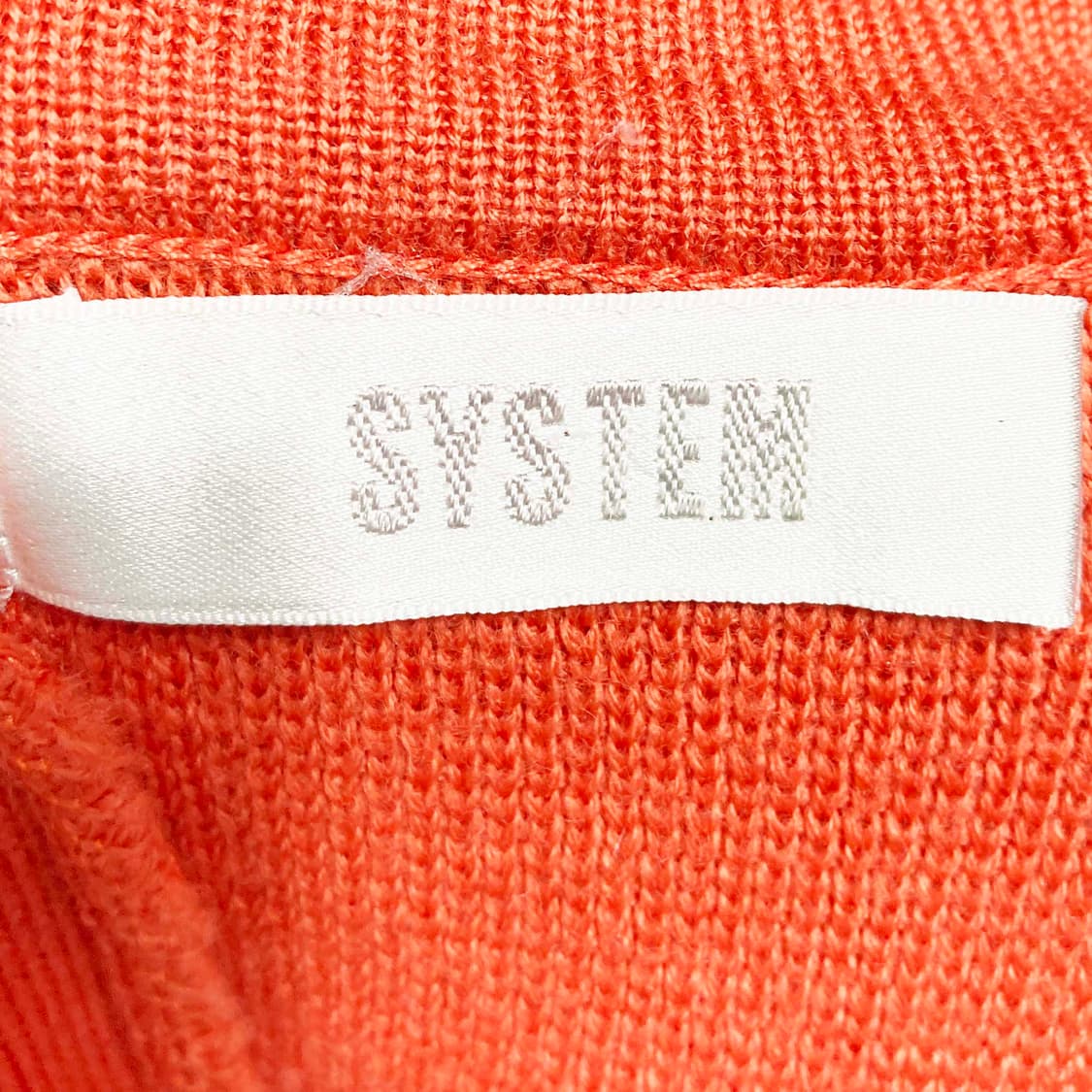 시스템 여성순모롱티셔츠 오렌지 90  상품이미지4