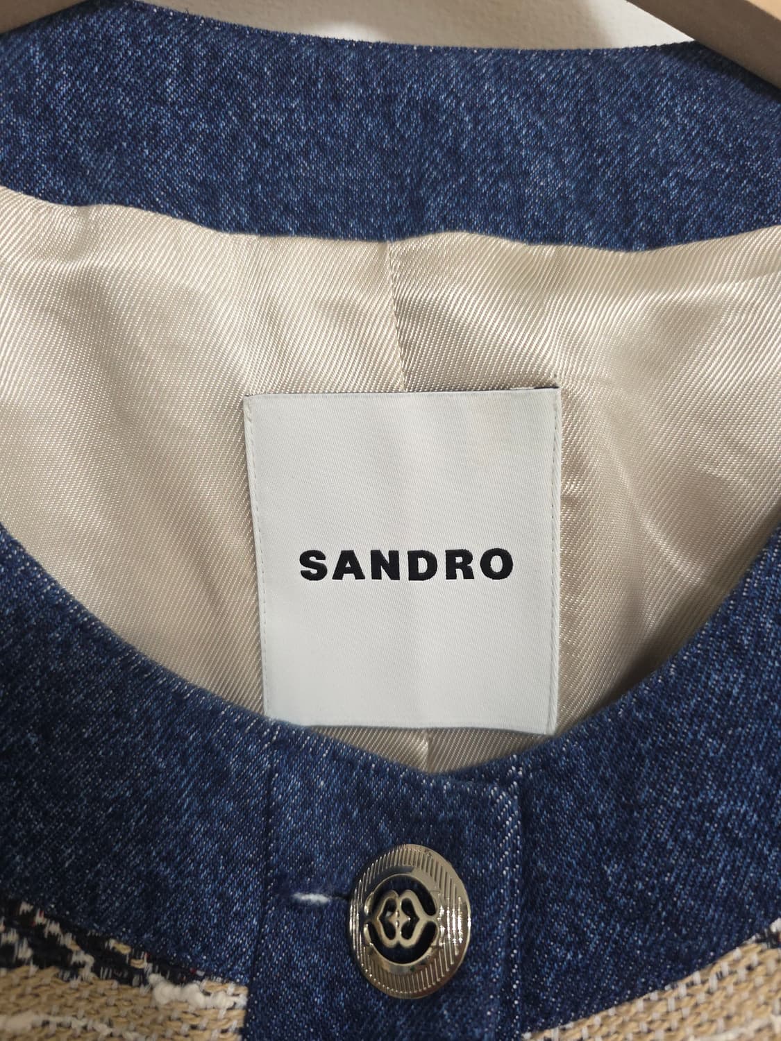 SANDRO 산드로 앵커 트위드 자켓 38 상품이미지3