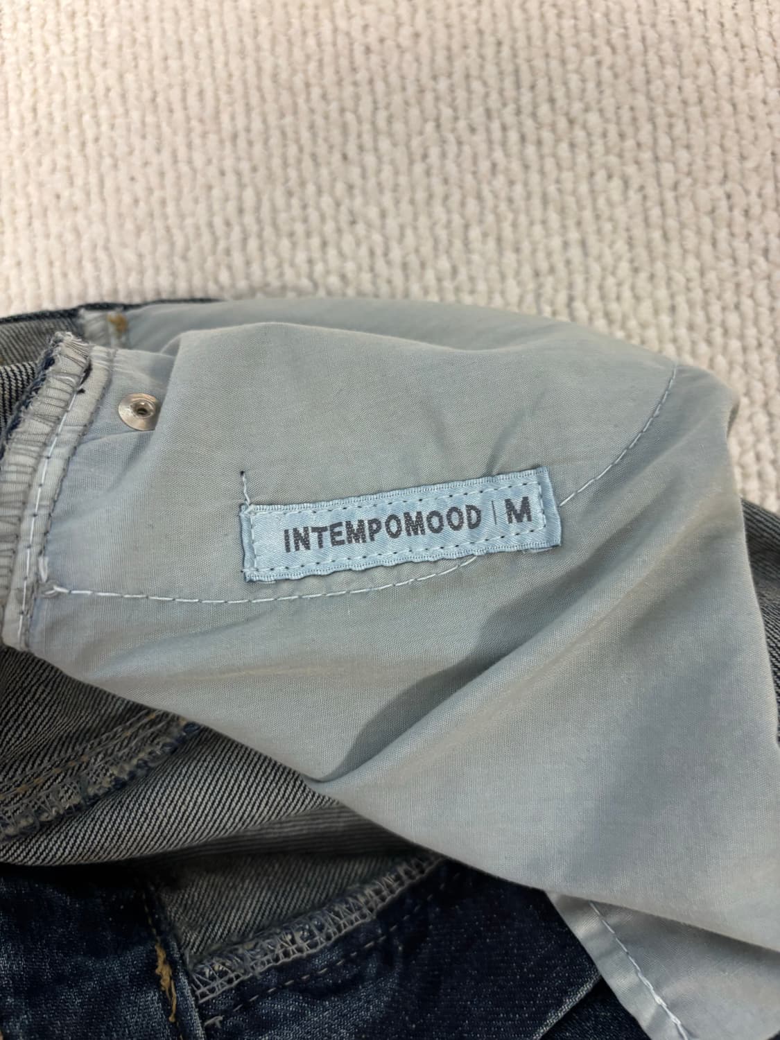 인템포무드 와이드 데님 팬츠 M사이즈 상품이미지2