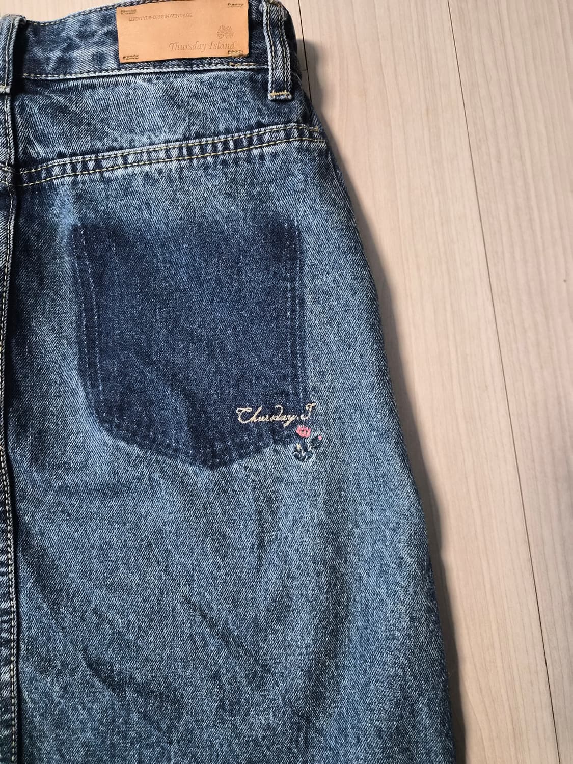 [Thursday Island] 써스데이 아일랜드 빈티지 패치워크 데님 상품이미지4