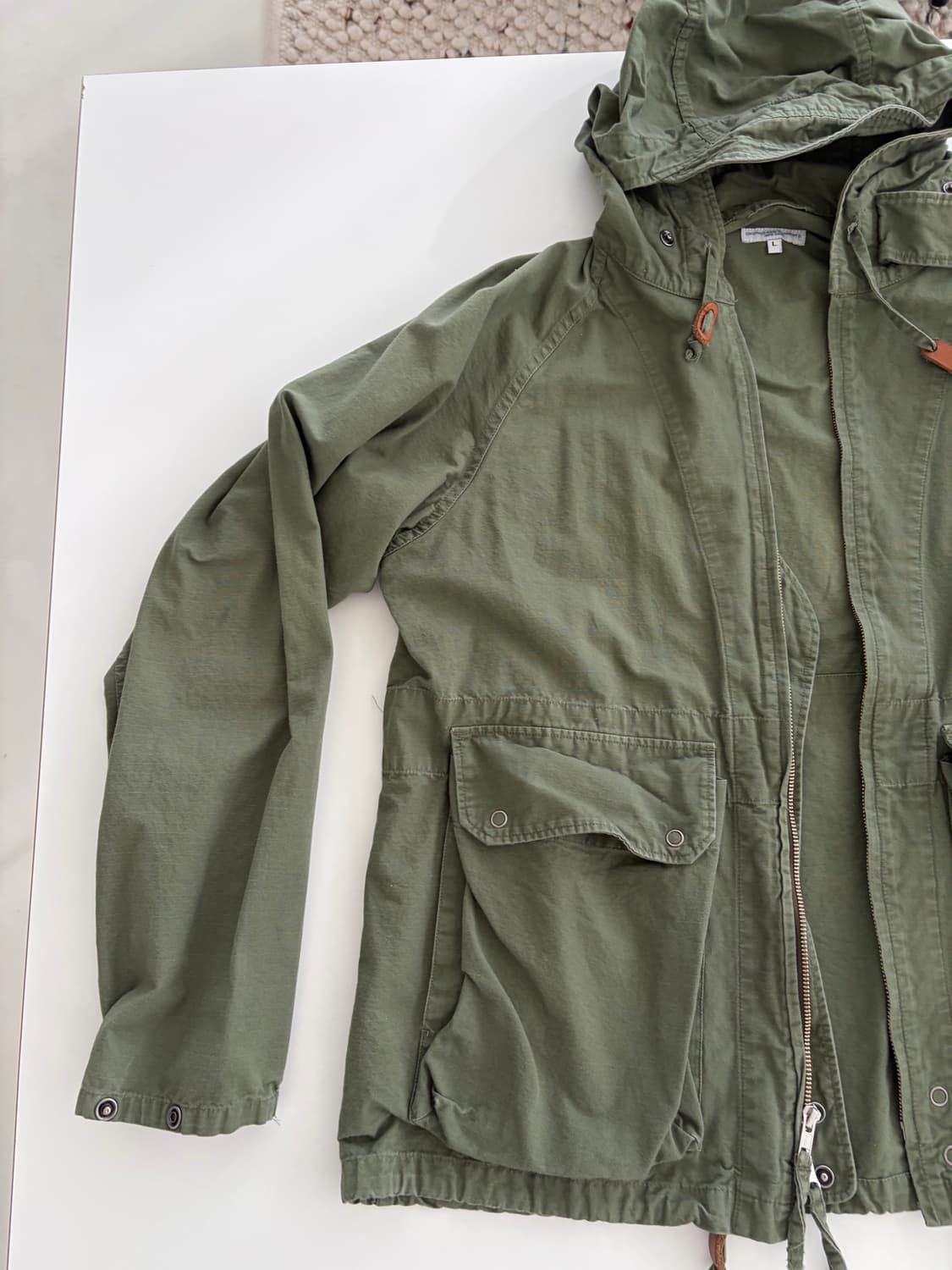 엔지니어가먼트 후드 야상 / L 상품이미지4