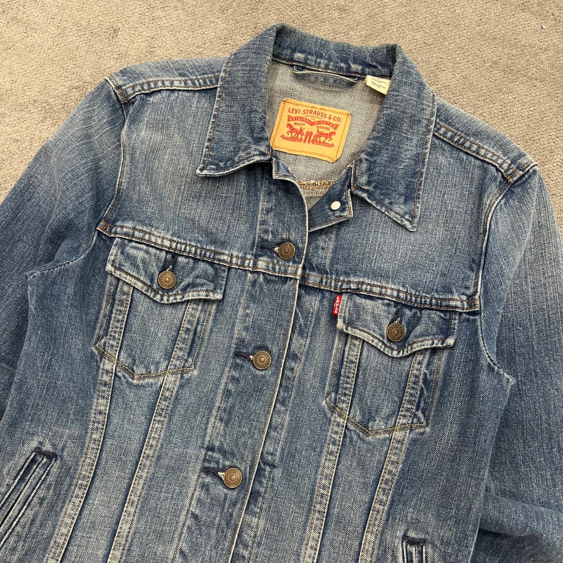 M 리바이스 여성 데님 트러커 자켓 상품이미지2