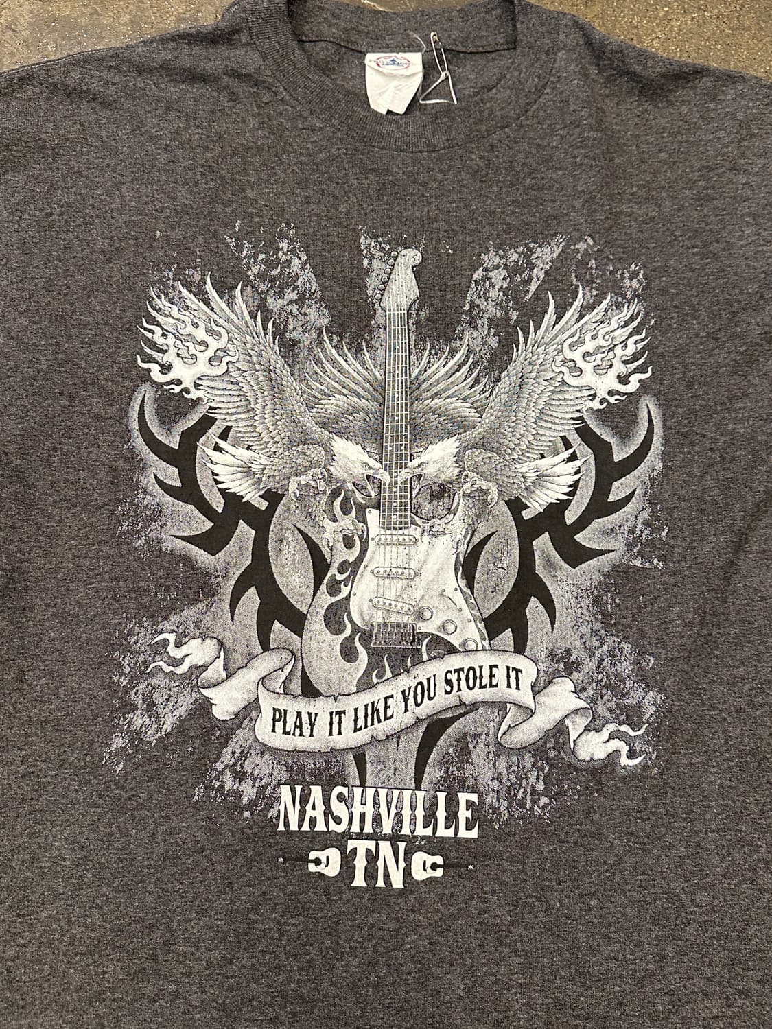 Delta 델타 프로웨이트 빈티지 밴드 반팔티 L 상품이미지3