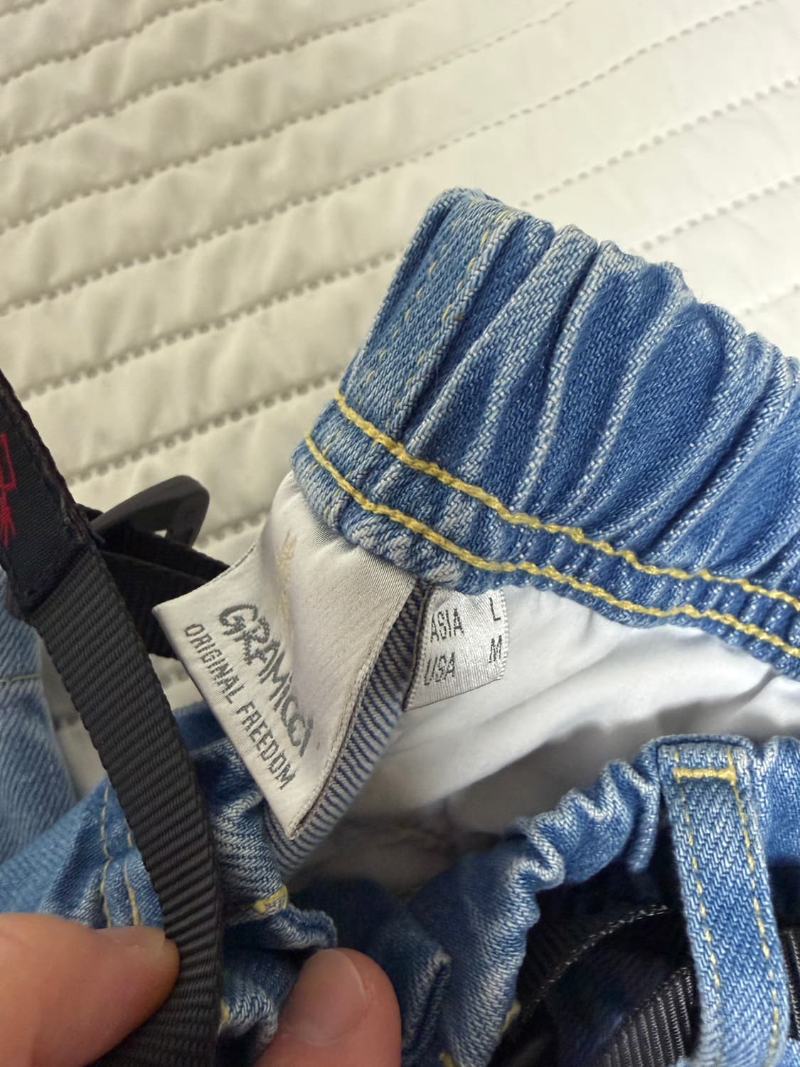 L) 그라미치 와이드 데님 팬츠 상품이미지3