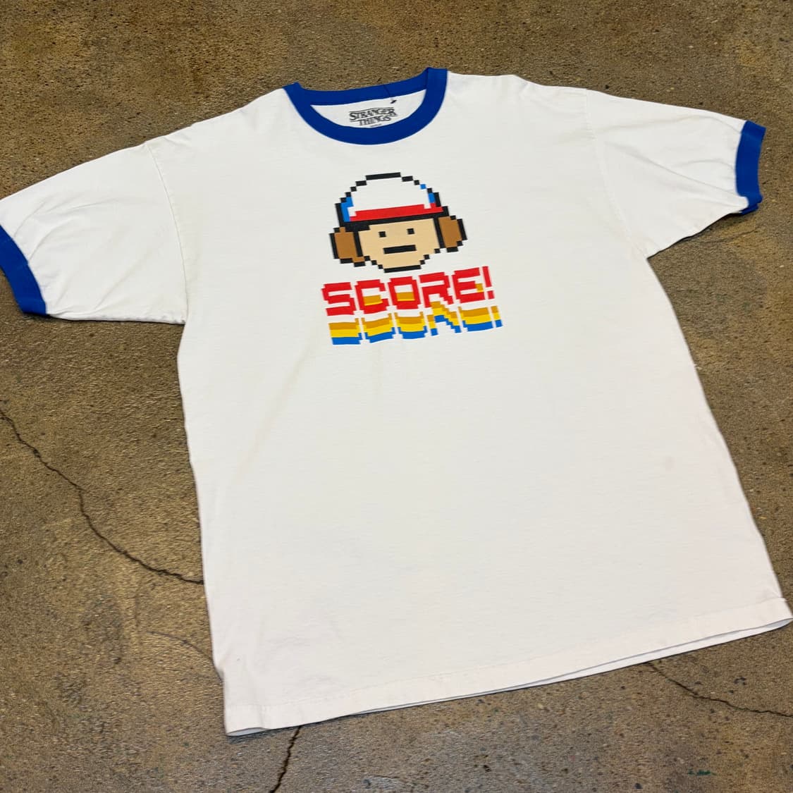 미국 빈티지 기묘한이야기 공식굿즈 반팔티 상품이미지2