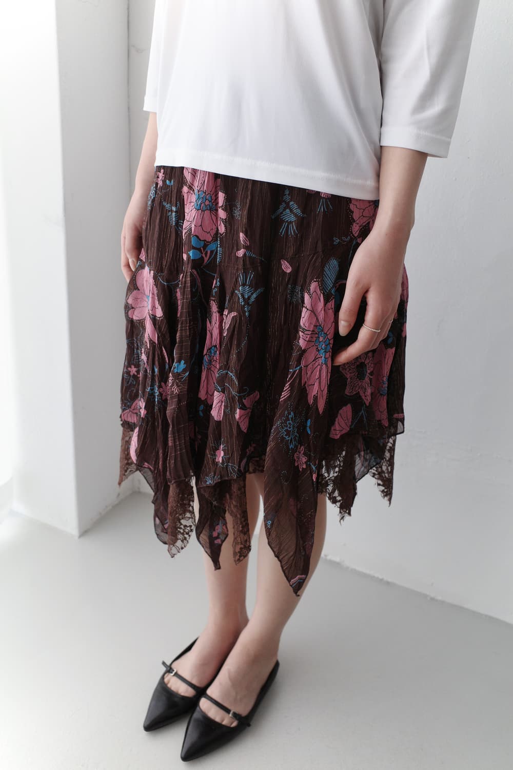 flower pearl skirt 상품이미지1