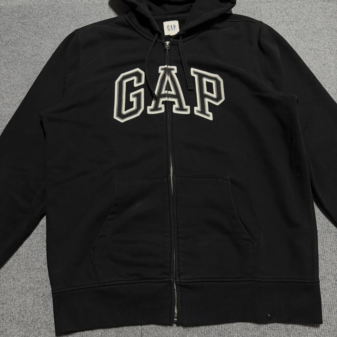 갭 블랙 후드집업 L 상품이미지2