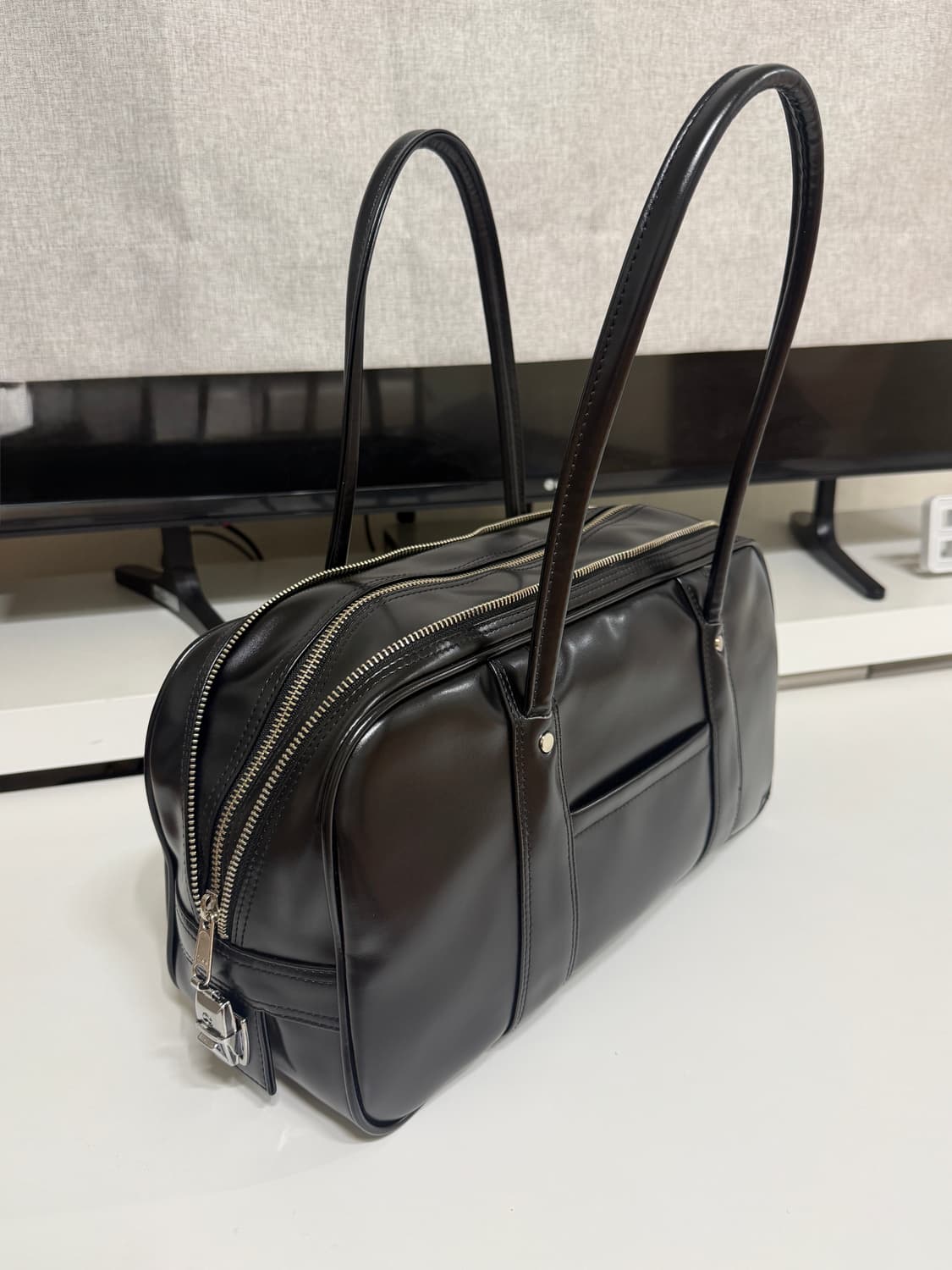 꼼데가르송 더블지퍼백 라지 상품이미지1