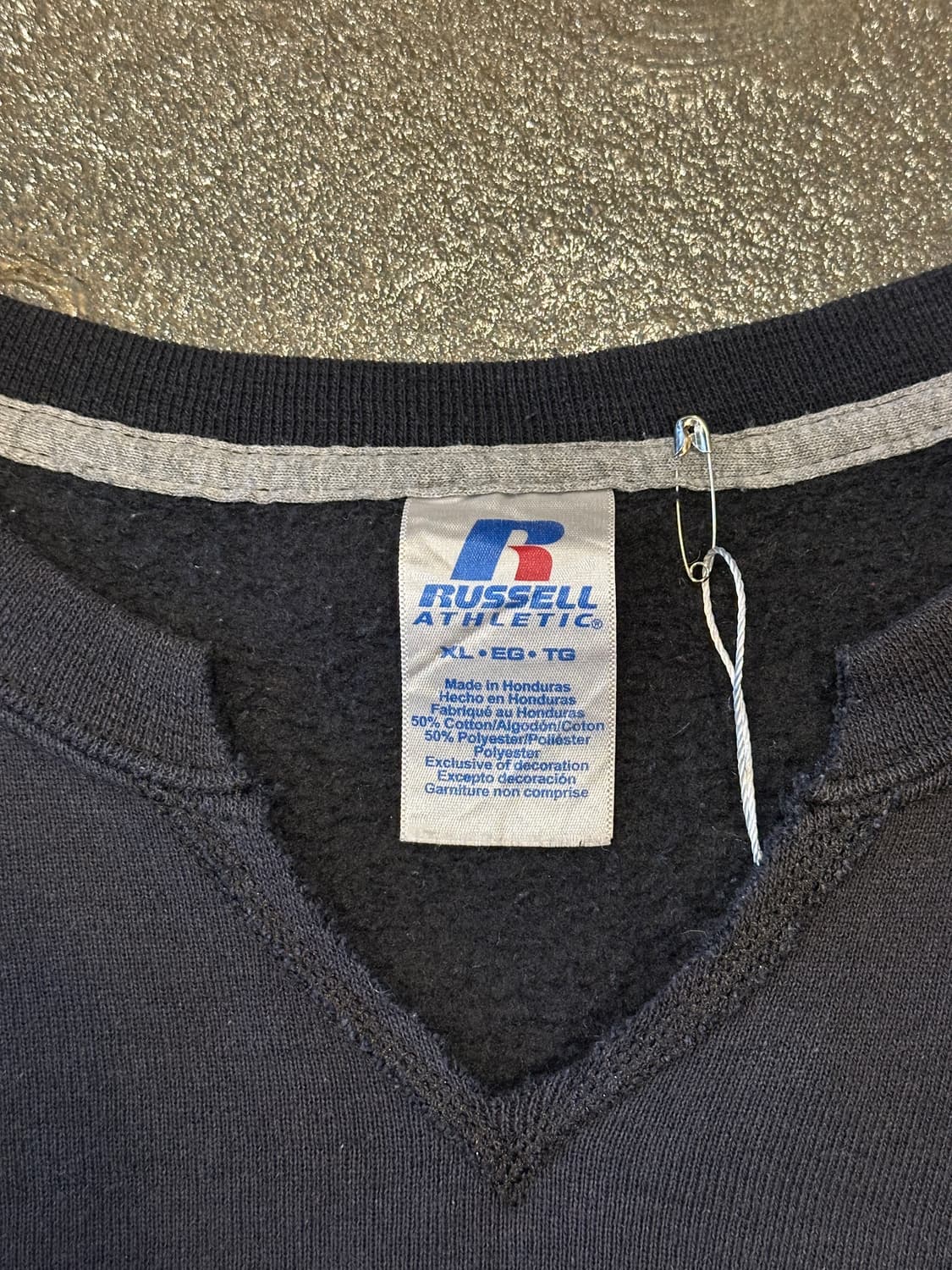 Russell 러셀 애슬레틱 데미지드  플레인 스웻셔츠 맨투맨 XL 상품이미지4
