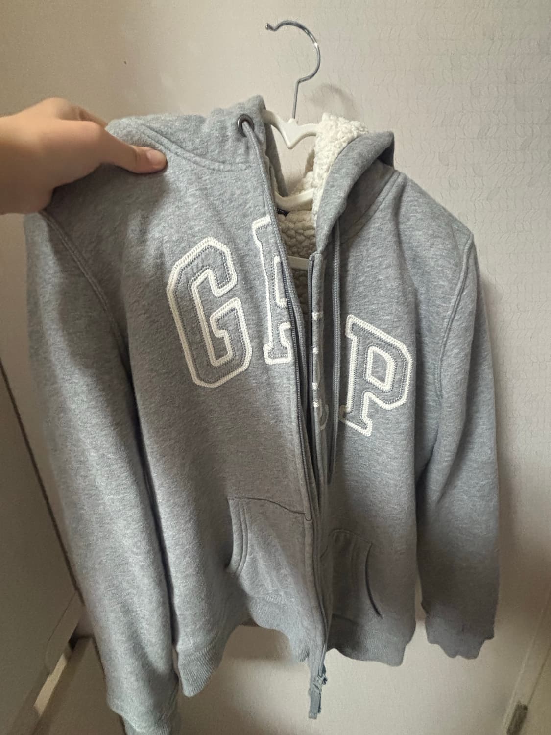 갭 기모 후드집업s 상품이미지1