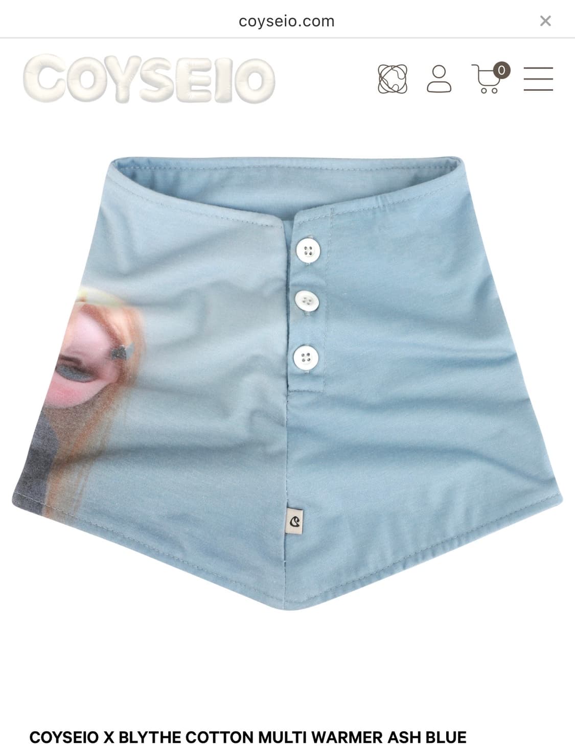 코이세이오 X BLYTHE COTTON MULTI WARMER 상품이미지1