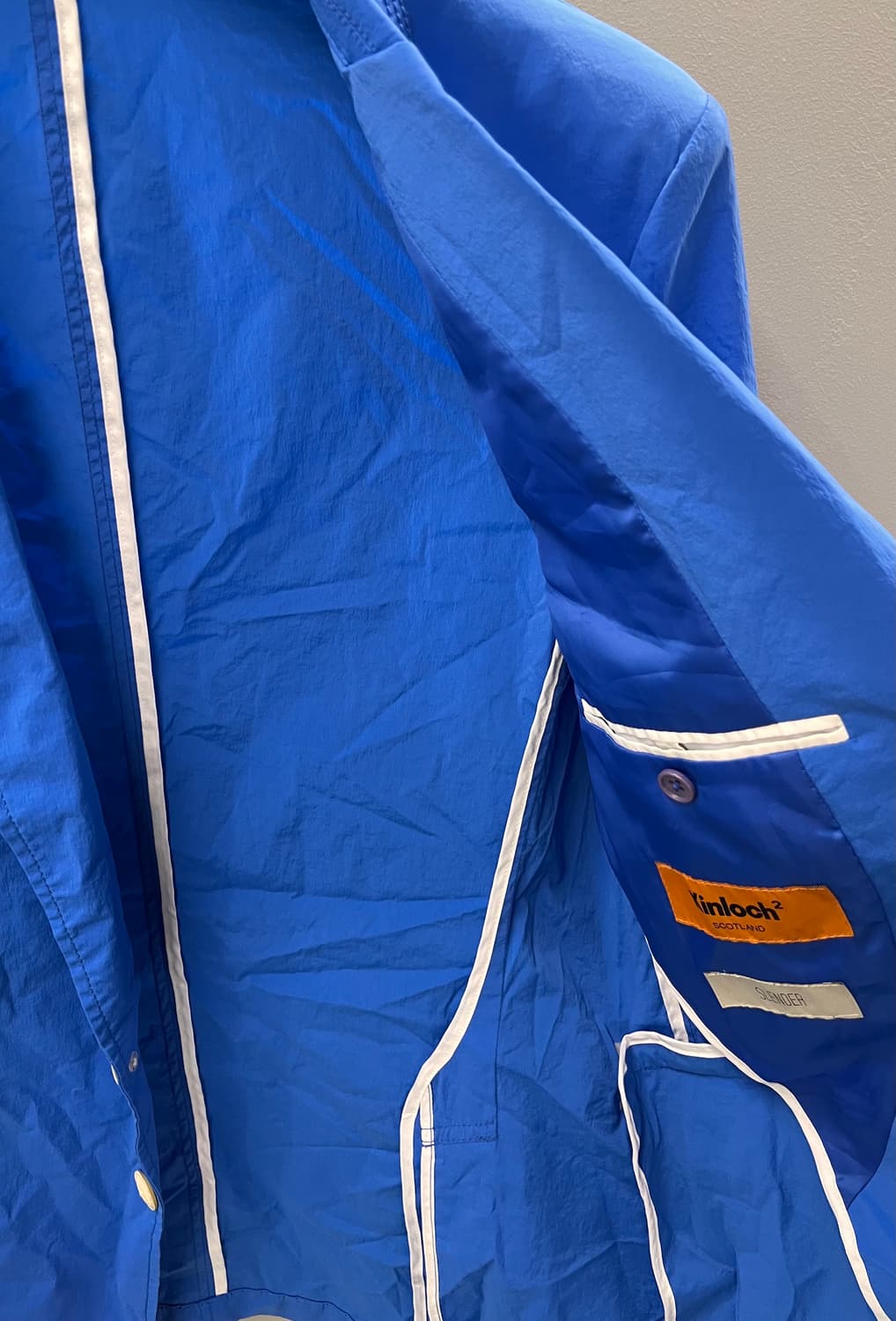 킨록 스코틀랜드 남성 재킷 110 로얄블루 상품이미지3
