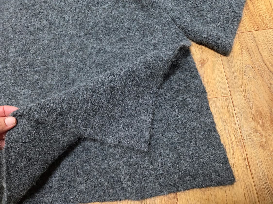 퍼블리카엑스(PUBLICKAX) 벨소매 알파카 울니트 55-66 새상품 상품이미지7