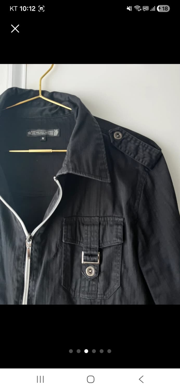 빈티지 포켓 셔츠 자켓 블랙  상품이미지3