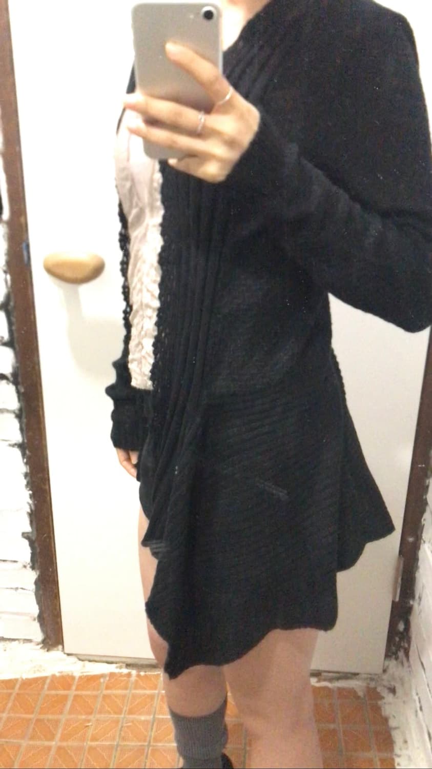 블랙 롱가디건 상품이미지5