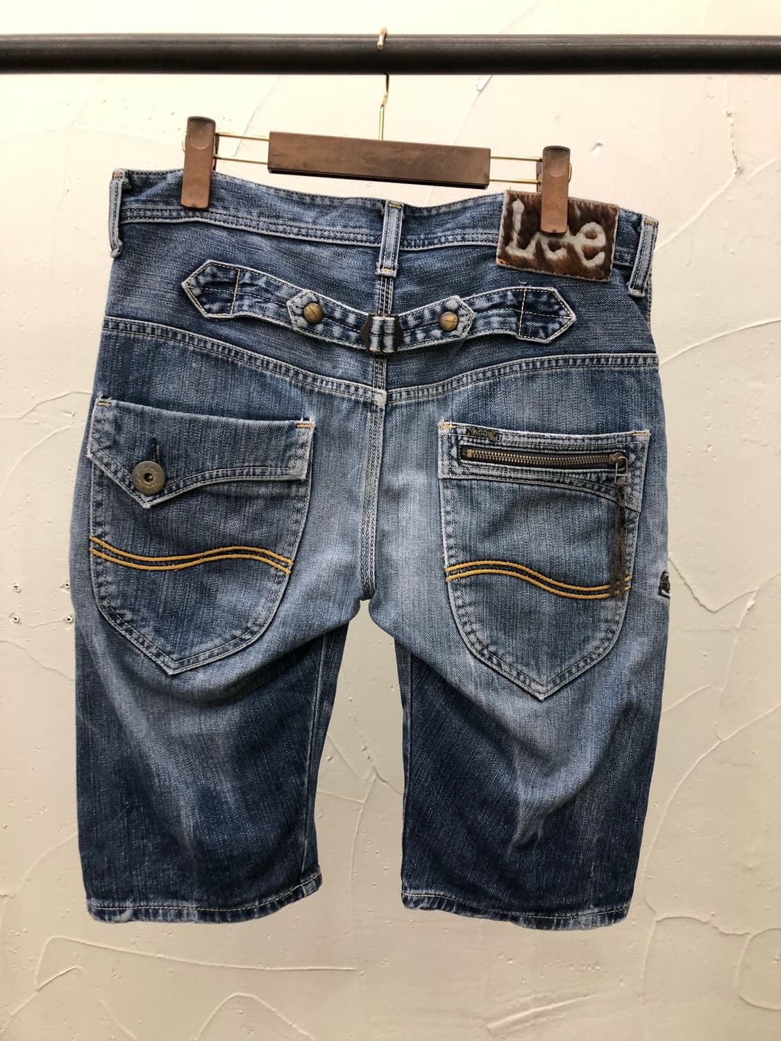 lee 카우보이 데님 쇼츠 상품이미지2