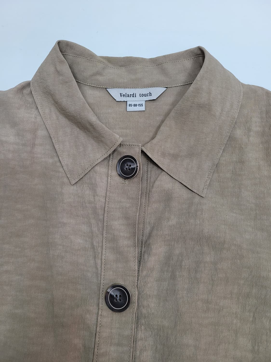 벨라디터치 린넨 레이온 빅포켓 오버핏 자켓 / 여 85 베이지
 상품이미지3